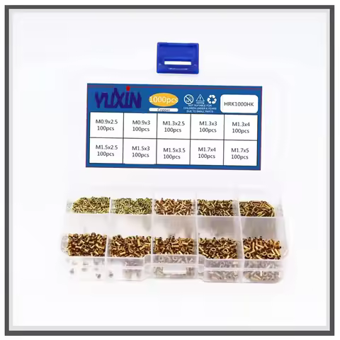 1000Pcs GB876 M0.9 M1.3 M1.5 M1.7 Mix Set Tubular Rivets Double-sided Circuit Board PCB Nails Copper
