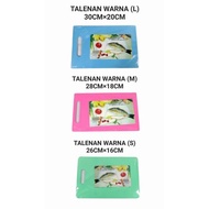 TALENAN WARNA WARNI TALANAN TATAKAN POTONG. ALAS PLASTIK JUMBO TEBAL