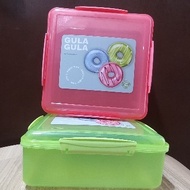 Technoplast Cake Container Donut Container Market Snacks Multipurpose Box Food Container 3.3L