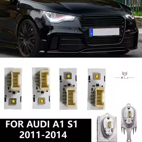 OE 8X0998475 White DRL Boards For 2011-2014 Audi A1 S1 Xenon Headlight LED Daytime Running Light Chi