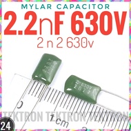 MYLAR CAPACITOR 2.2nF 630V 222 222J Polyester Condensator 630 V 2.2 nF 2n2 2n2F