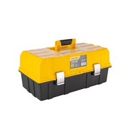 【Deli】得力工具 17吋折疊工具箱(三層)