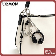 LIZMON Music Headphone Bag Charms, Y2K Bag Decoration Headphone Charms,  Hanging Backpack Pendant