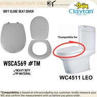 Claytan WC4511 Leo - Compatible Toilet Seat Cover *REPLACEMENT* (Soft Close - O Shape)    WSCA569 #T