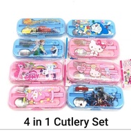 💝 Cartoon Cutlery Set Spoon Forks Chopstick Kids Goodie Bag Children Day Gift