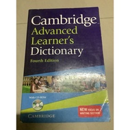 Second Hand The Cover Has Some Flaws. Cambridge Advanced Learner's Dictionary 4ED No Cd 1.844 Pages