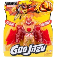 Goo Jit Zu Battlewing Blazagon Power-Up Doll, 8.5 Inches (about 21.6cm) | Hinged Flame Wings, Velcro