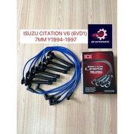 4002 - *HOS* KP AUTO - ISUZU CITATION V6 (6VD1) 1994Y-97Y - CAR PLUG WIRE SET / (7MM) PLUG CABLE SIL