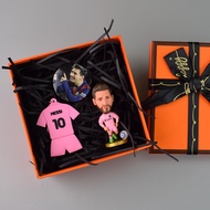 [FCS-SPORTS] Football Doll Gift Celebrity Player Hand-Made Decoration Birthday Gift Boy Gift Messi C