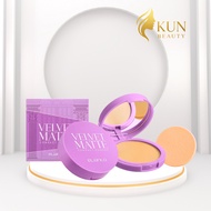 Elianto Velvet Matte Compact Powder | Smooth Creamy Foundation, Lightweight & Natural Look-All Skin