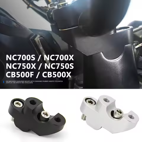 Motorcycle Handlebar Riser Handlebar Back Move Mount Handlebar Clamp For Honda NC700S NC750X CB300F 