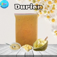 [1kg - 2kg] Isi Puri Durian Kampung D24 Musang King Sejuk Beku / Frozen Durian Paste Puree Meat