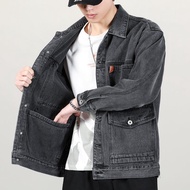 Work Outdoor Denim Jacket Men Labor Insurance Work Clothes Construction Site Construction Work Welde