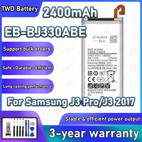 EB-BJ330ABE Large capacity Battery For Samsung Galaxy J3 Pro/J3 2017 Batteries New High Quanlity+Fre