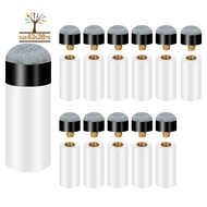 Billiard Cues Tips with Pool Cue Stick Ferrules Screw-on Billiard Pool Cue Stick Tips 12mm Pool Stic