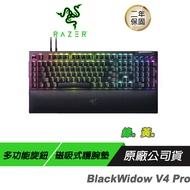 Razer 雷蛇 BlackWidow V4 Pro黑寡婦蜘幻彩版鍵盤(黃軸)/有線鍵盤/電競鍵盤/超薄光學鍵盤/中文鍵盤