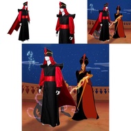 Aladdin Return The Of Jafar Cosplay Robe Cloak Cape Hat Outfit Wizard Costume