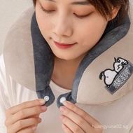 [Authentic]Snoopy u Neck Pillow for Travel, Portable Office Nap Pillow for AirplaneHT99 U4CM