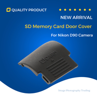 SD Memory Card Door Cover Component Replacement Part For Nikon D90 Camera with Metal & Spring