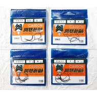 MATA Carbon Shrimp Hook 1061 White