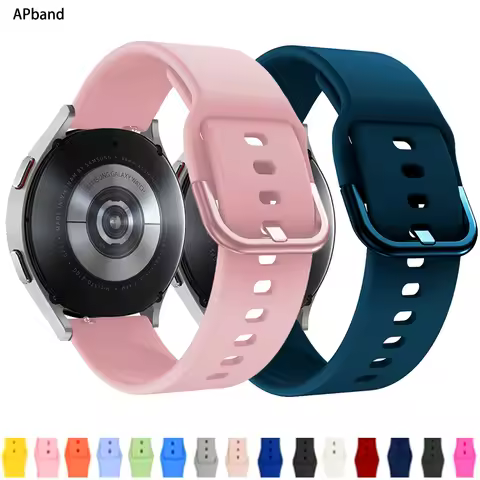 22mm 20mm Strap For Samsung galaxy watch 6/5/pro/4 44 40mm Active 2 Band Gear 3 sport bracelet samsu