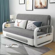 Foldable Sofa Bed Home Multifunctional Living Room Fabric Sofa With Storage Retractable Sofa Bed