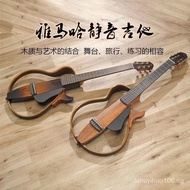 [FREE SHIPPING]Yamaha Mute Folk GuitarSLG200S/Silent ClassicalSLG200NPortable Travel Guitar