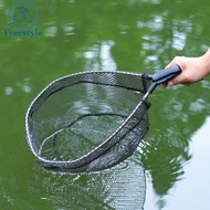 Fishing Net Fish Landing Net Stainless Steel Fish Net Detachable Portable Fishing Net Short Handle F