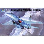NO QUAN - TRUMPETER - 01660 - 1/72 RUSSIA RUSSIAN SU-27 FLANKER B FIGHTER AIRCRAFT MODEL