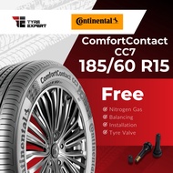 185/60R15 CONTINENTAL ComfortContact CC7 (With Delivery/Installation) Vios tyre tayar