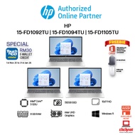 HP 15-FD1092TU / 15-FD1094TU / 15-FD1105TU 15.6" LAPTOP ( CORE5-120U,8GB,512GB,15.6",IPS,FHD,W11H,OP