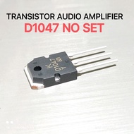 (QTY 1 PCS) TRANSISTOR 2SD1047 D1047 D 1047 ORIGINAL KEC NO SET