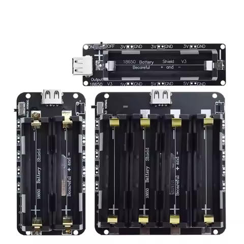 18650 Battery Holder Power Bank Battery Charging Module 5V/2A 3V/1A Two Voltage Lithium Battery Shie