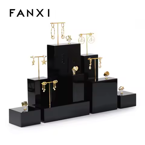 Fanxi jewelry display prop earring display shelf superior sense window cabinet ring jewelry display 