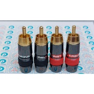 RCA Monster Jack - Lotus AV Jack soldered signal wire - Lotus AV jack