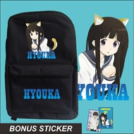 Chitanda Eru Hyouka Anime Manga Japan Backpack School Bag