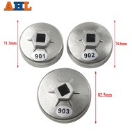 AHL 901 902 903 Cap Oil Filter Wrench 1/2" Square Drive Oil Filter Removel Tools Filter Socket Wrenc