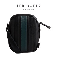 Ted Baker Mens Evver Striped Pu Flight Bag