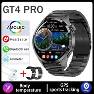 Fashion for Huawei GT4 smart watch men 2024 New Watch 4 Pro AMOLED HD screen Bluetooth call NFC heal