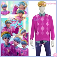 XS-3XL BABY SAJA Cosplay Wig Outfits KPOP DEMON HUNTERS Cosplay Costume BABY Cos Pink Suit