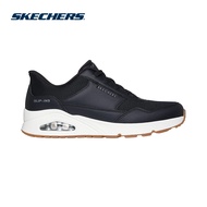 Skechers สเก็ตเชอร์ส รองเท้าผู้ชาย Men Slip-Ins Street Uno Banksia Shoes - 183022-BLK Air-Cooled Mem