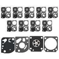 10pcs Carburetor Repair Gasket Diaphragm Kit For Zama C1U-DM4 C1U-H10 C1U-H11 C1U-H12 Homelite ST-15