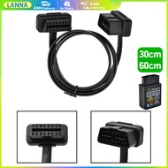 The Shop Is In Thailand. 60CM 30CM Obd2 Cable 16 pin Car Extension Male To Female