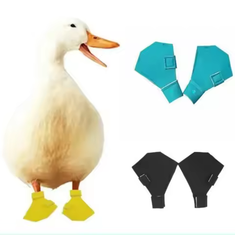 Pet Duck Foot Protection Shoes Goose & Duck Bird Boots Pet Footwear for Geese & Ducks Cozy Bird Shoe