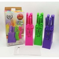 Best Deals Dinemate Knife Set Kitchen Knife Set Cutting Board Knife Set Colored Knife/