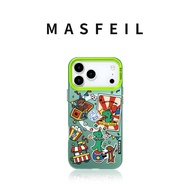 MASFEIL | เคสแบบตั้งสำหรับ iPhone 17 Pro Max 16 Pro 15pm 14 13
