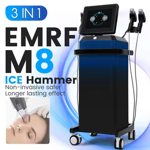 3‑in‑1 Morpheus 8 Beauty Device Ice Hammer Face Lifting Skin Tightening Salon Machine Ready Stock Fa