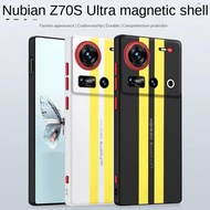 For Nubia Z70 Ultra Case PU Leather Racetrack Protective Case For ZTE Nubia Z70S Ultra Phone Shell