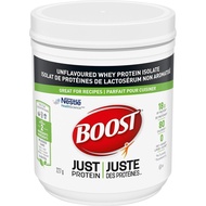 Boost JUST Protein Unflavoured Instant Whey Protein Isolate Powder, 227 Grams (Pack of 1) - Packagin