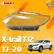 Nissan X-TRAIL Xtrail x trail (2017-2020) เลนส์ไฟหน้า ฝาครอบไฟหน้า ไฟหน้ารถยนต์ ไฟหน้าสําหรับ ฝาครอบ